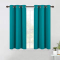 NICETOWN ROM Darkening Curtains 45 inch Length 2 Panels, Thermal Insulated Grommet Blackout Curtains for Modern Casual Elegant Bedroom…