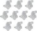 Creative Hobbies Plug In Night Light Module, White Plastic, Great for Making Your Own Decorative Night Lights, Pack of 10