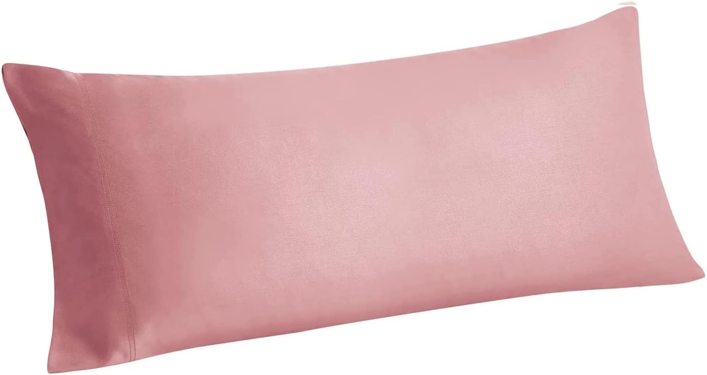 Bedelite Body Pillow Case Cover, Rayon Made from Bamboo, Cooling Body Pillow Cover for Hot Sleepers and Night Sweats, Breathable & Silky So…