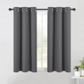 NICETOWN Bedroom Curtains Blackout Drapery Panels, Three Pass Microfiber Thermal Insulated Solid Ring Top Blackout Window Curtains/Drapes…