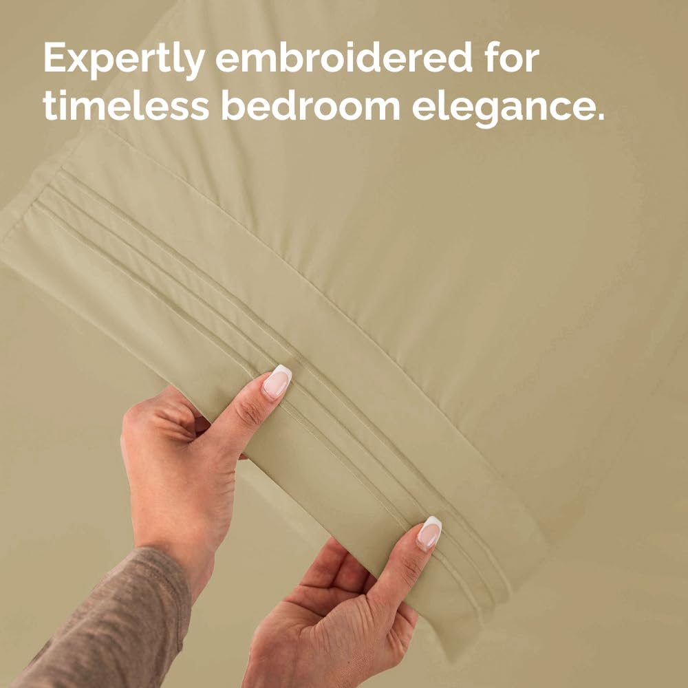 Standard Pillow Cases Set of 8 - Ultra Soft Hotel Quality Pillowcase Covers - Comfy, Cozy & Wrinkle Free - Shrink, Stain and Fade…