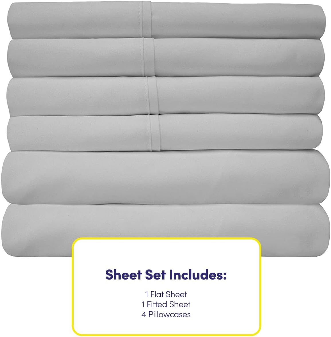 King Size Bed Sheets - 6 Piece 1500 Supreme Collection Fine Brushed Microfiber Deep Pocket King Sheet Set Bedding - 2 Extra Pillow Cases…