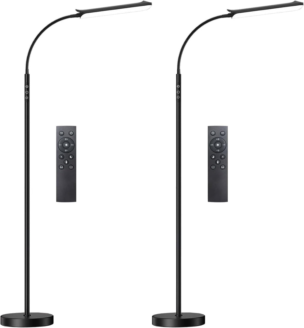 Yikuneng Dimmable LED Floor Lamp, Super Bright Reading Lamps Floor Standing lamp with Remote & Touch Control, Stepless Dimming &…