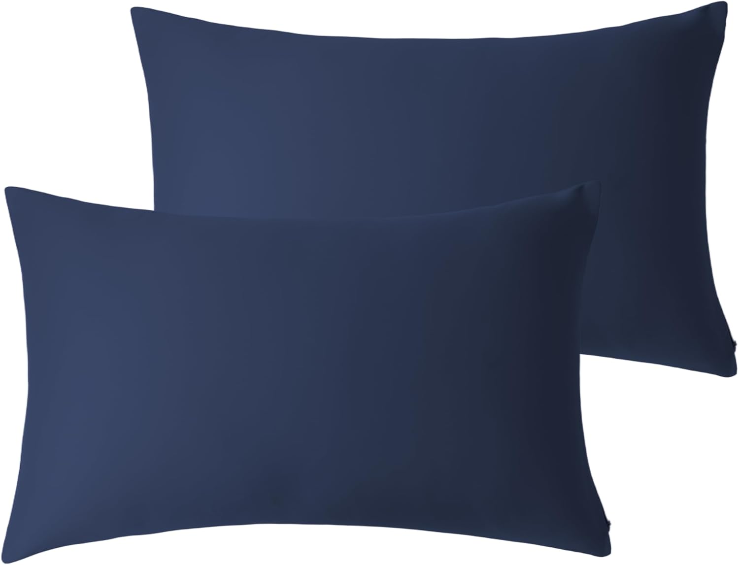 100% Cotton Classic Pillow Protectors with Invisible Zipper, 600 Thread Count Sateen Weave Soft and Breathable Pillow Cases, Protect…