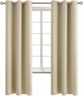 BGment Room Darkening Curtains 72 Inches Long - Grommet Thermal Insulated Drapes Window Treatment Curtains for Bedroom, 2 Panels, 42 x 72 I…