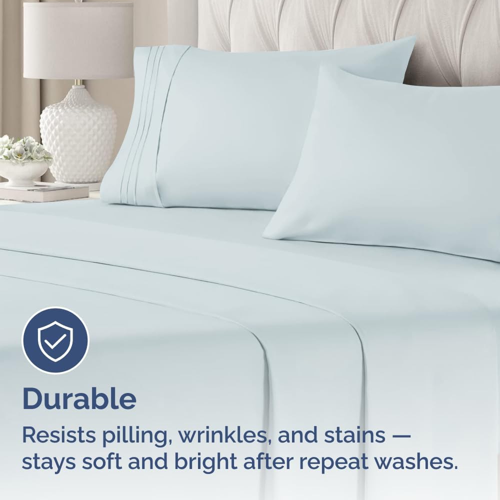 Standard Pillow Cases Set of 4 - Ultra Soft Hotel Quality Pillowcase Covers - Comfy Bedding for Women, Men, Kids & Teens - Machine…