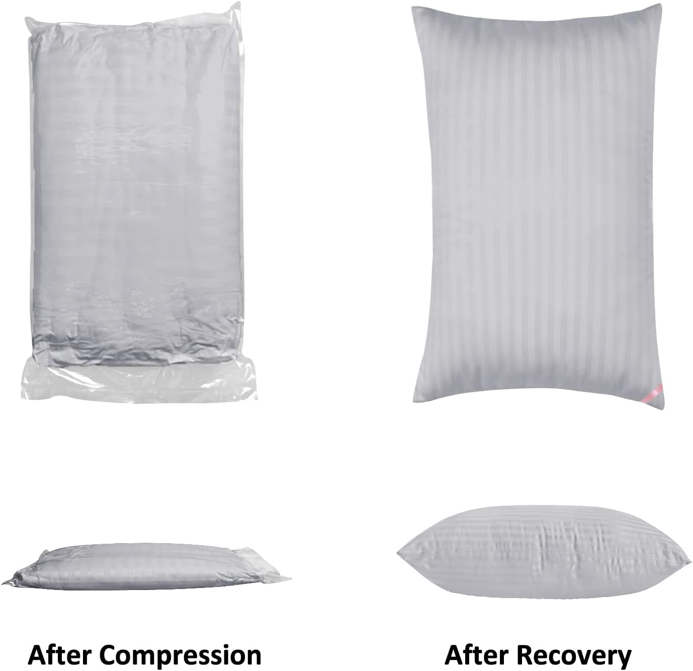 EIUE Bed Pillows for Sleeping 2 Pack Queen Size, Pillows for Side and Back Sleepers, Super Soft Down Alternative Microfiber Filled…