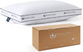PacificCoast Pacific Coast Firm Bed Pillow, Luxury Hotel Collection Goose Feather and Down Pillow for Sleeping, Standard Size with Gusset D…