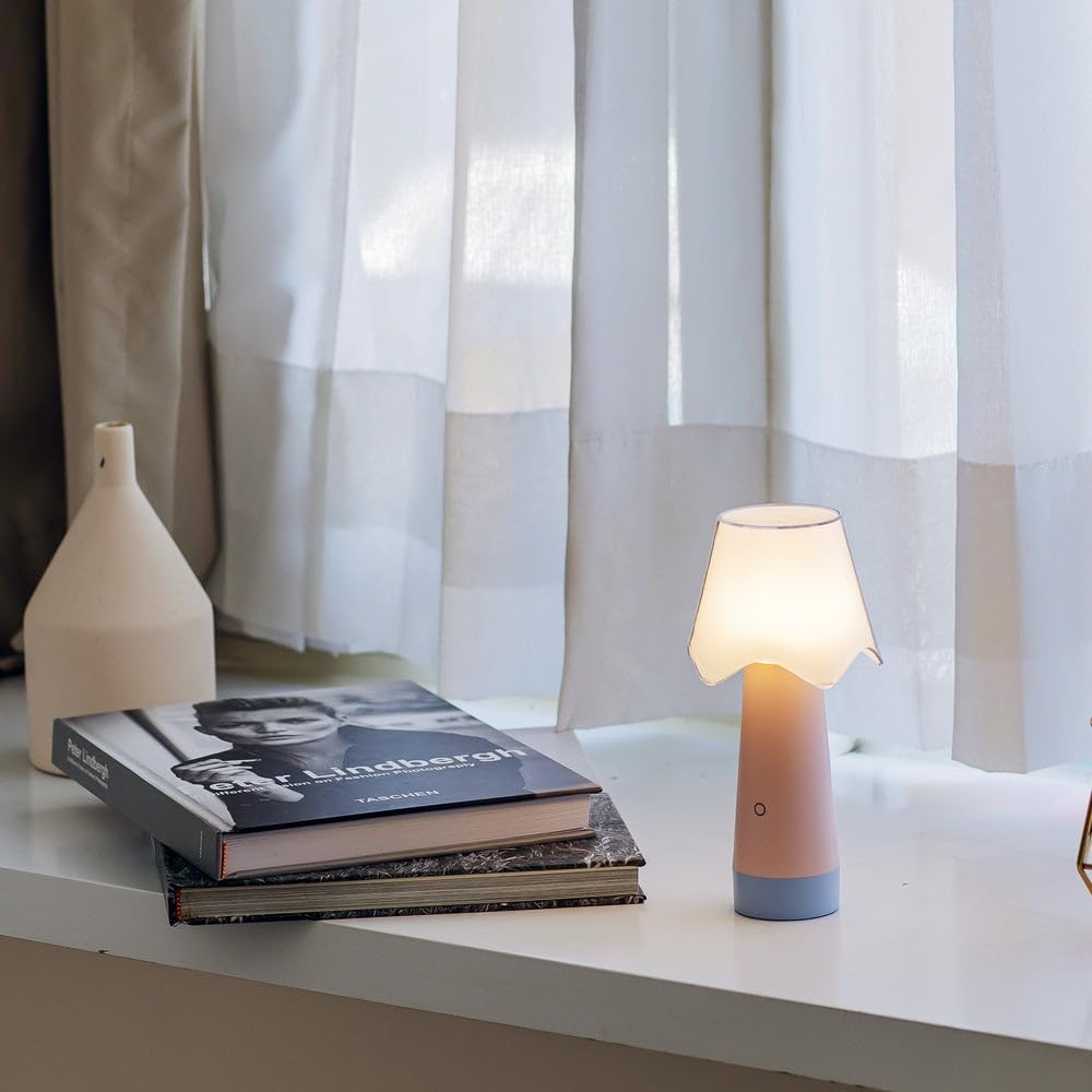 Owlpack Fungo Cordless LED Lamp with Adjustable Dimmer - Pink