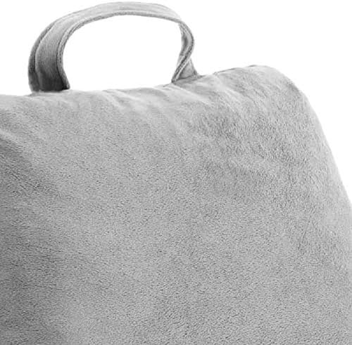 Linenspa Reading Pillow with Shredded Memory Foam- Back Pillow for Sitting in Bed, Reading, Gaming, Watching TV – Chair with Arms, Dorm…