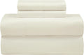 Royalelinens ROYALE LINENS Bamboo Viscose King Sheet Set - Cooling Bed Sheet Set - 1 Fitted, 1 Flat & 2 Pillowcase - Fits Up to 16" - Organ…