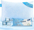 QUTOOL Cooling Pillows for Sleeping, Shredded Memory Foam Pillows King Size Set of 1, Adjustable Soft & Firm Gel Bed Pillow for Side, Back…