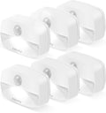 ZISUYU 6 Pack Motion Sensor Light Indoor, Battery Operated Stair Light, Wireless Stick on Anywhere Closet Lights, Led Night Lamps for…