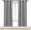 NICETOWN Blackout Curtain Blind for Bedroom Thermal Insulated Grommet Blackout Room Darkening Drape/Drapery (Single Panel, W42 x L72…