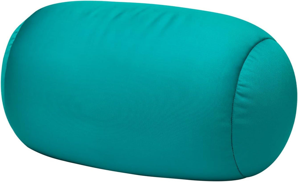 Squish Bean Bed Microbead Pillow Bolster Tube Body Pillow Smooth Cool Touch Fabric Neck & Back Support Throw Travel Pillow Fun Colors…