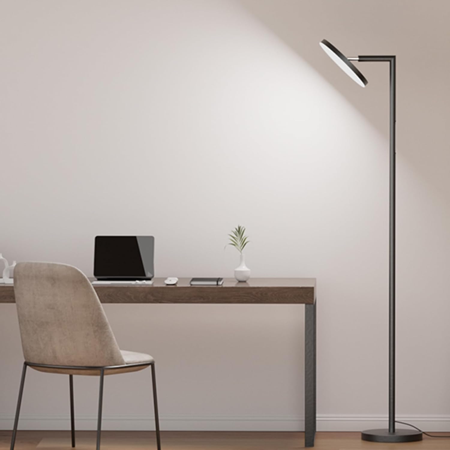 Super Bright LED Floor Lamp, Torchiere Floor Lamp with Remote & Touch Control, 4 Color Temps and 32W 3000LM, 69" Tall Standing Lamp with…