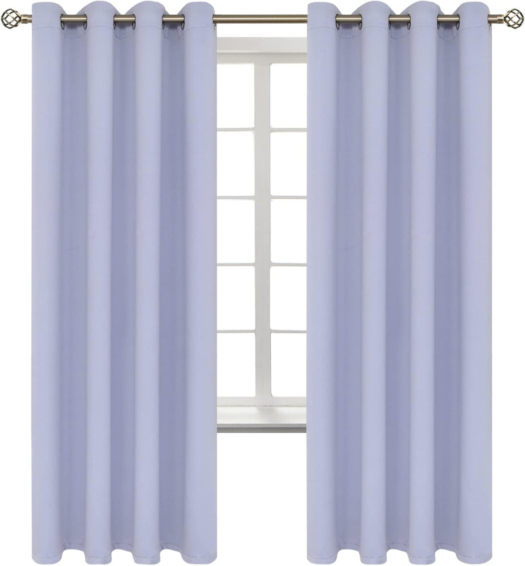 BGment Room Darkening Curtains 72 Inches Long - Grommet Thermal Insulated Drapes Window Treatment Curtains for Bedroom, 2 Panels, 52 x 72 I…