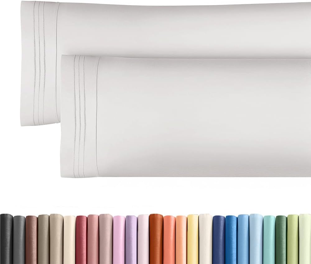 Body Pillowcases Set of 2-20x54 Long Body Pillow Case - Soft Body Pillow Cover for Sleeping & Side Sleepers - Comfy, Breathable & Wrinkle…
