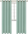 BGment Blackout Curtains - Grommet Thermal Insulated Room Darkening Bedroom and Living Room Curtains, Set of 2 Panels (52 x 108 Inch, Frost…