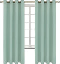 BGment Blackout Curtains - Grommet Thermal Insulated Room Darkening Bedroom and Living Room Curtains, Set of 2 Panels (52 x 72 Inch, Frosty…