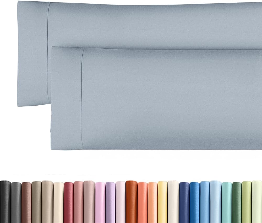 Body Pillowcases Set of 2-20x54 Long Body Pillow Case - Soft Body Pillow Cover for Sleeping & Side Sleepers - Comfy, Wrinkle & Fade Free…