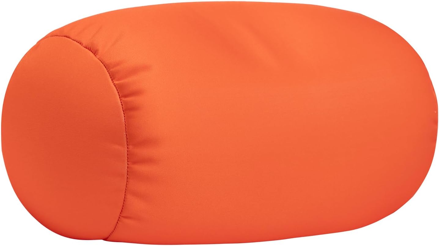 Microbead Neck Body Pillow Tube Microbead Bolster Bean Smooth Cool Pillow Neck Cervical Roll Pillow for Sleeping 7 x 12Inch Throw Travel…