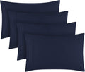 Mellanni Pillow Cases Set - 4 PC Iconic Collection Pillowcases - Hotel Luxury, Extra Soft, Cooling Pillow Covers - Wrinkle, Fade, Stain Res…