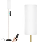 Ambimall 64'' Floor Lamps for Living Room with Remote Control and Stepless Dimmable Colors Temperature & Brightness, Gold Standing Lamp…