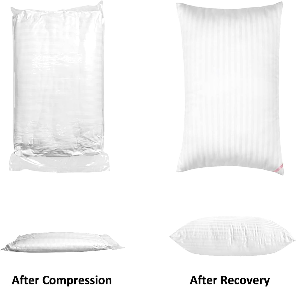 EIUE Hotel Collection Bed Pillows for Sleeping 2 Pack Standard Size, Pillows for Side and Back Sleepers, Super Soft Down Alternative…