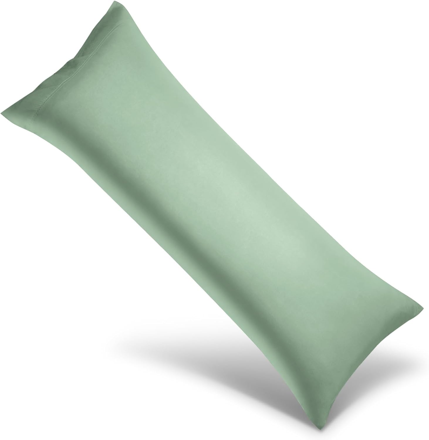 WishSmile Body Cooling Pillowcase Long Pillow Case Breathable Cool Silky Soft Rayon Derived from Bamboo Fabric, Hair and Skin Friendly, Jad…