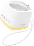 Portable Mini White Noise Sound Machine for Travel – Amber Breathing Night Light, 16 Soothing Sounds, 30-Hour Rechargeable Battery, Timer…