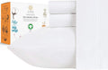 SleepMantra Sleep Mantra 100% Organic Cotton Bed Sheet Set - Soft & Cooling Percale Weave - 4 Piece Bedding Set with Deep Pocket - GOTS Cer…
