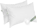 East Coast Bedding European Pure Down Pillow, 800 Fill Power, 400 Thread Count Cotton Sateen Shell, Queen Medium