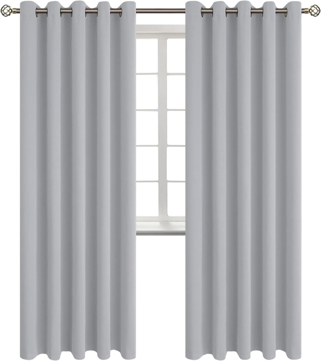 BGment Room Darkening Curtains 84 Inches Long - Grommet Thermal Insulated Drapes Window Treatment Curtains for Bedroom, 2 Panels, 70 x 84 I…