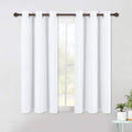 NICETOWN Curtain Panels for Bedroom - Home Decoration Solid Grommet Draperies/Drapes, Not Blackout Window Curtains for Kitchen (2 Panels…