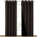 Nicetown High End Thermal Curtains, Full Blackout Curtains 84 inches Long for Dining Room, Soundproof Window Treatment Drapes for Hall Room…