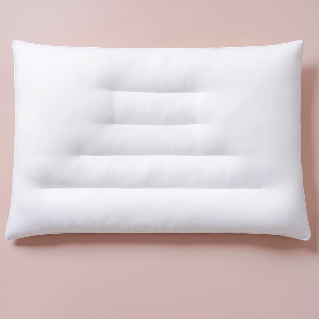 Pozino Flat Thin Pillows for Sleeping - King Size 1 Pack Bed Pillows for Side Back Stomach Sleepers,2.5 inch Height Ultra Low Pillows,…