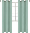 BGment Blackout Curtains - Grommet Thermal Insulated Room Darkening Bedroom and Living Room Curtains, Set of 2 Panels (42 x 84 Inch, Frosty…