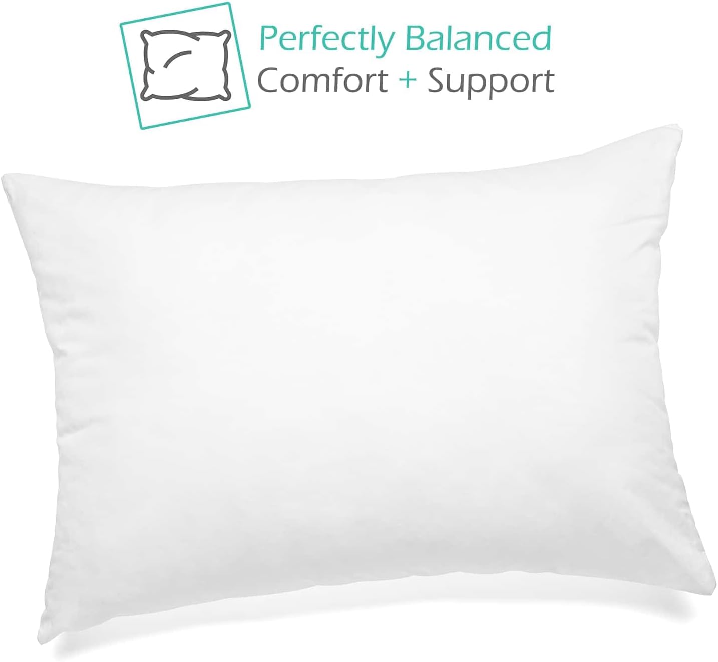 Nestl 4 Pack Toddler Pillow for Sleeping 13 x 18, Small Kids Pillow for Travel, Car, School, Nap, & Toddler Bed, Machine Washable Soft Cott…