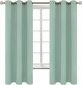 BGment Blackout Curtains - Grommet Thermal Insulated Room Darkening Bedroom and Living Room Curtains, Set of 2 Panels (38 x 63 Inch, Frosty…
