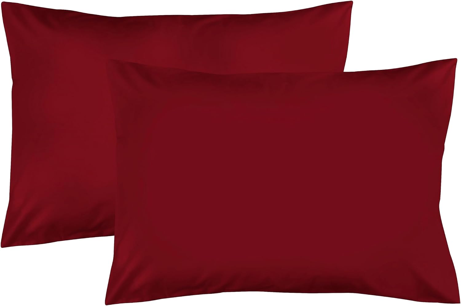 FEATHER & STITCH NEW YORK 100% Cotton 2 Piece King Pillow Cases, 300TC Ultra-Soft Pillowcases with Envelope Closure, Wrinkle- Fade- Stain…
