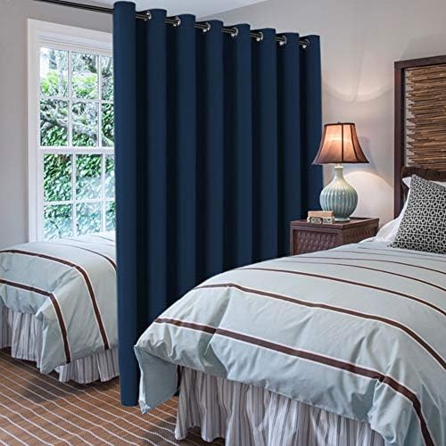 H.VERSAILTEX Blackout Patio Curtains 100 x 84 Inches for Sliding Door Extral Wide Blackout Curtain Panels Thermal Insulated Roo…