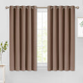 NICETOWN Blackout Window Curtains and Drapes for Kitchen, Window Treatment Thermal Insulated Solid Grommet Blackout Drapery Panels (Set…