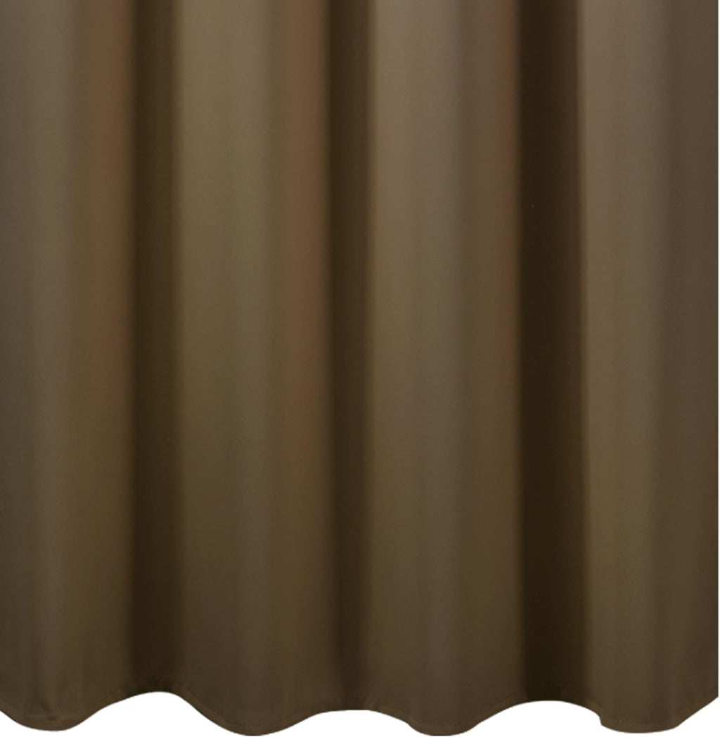 Lemomo Blackout Curtains 66 x 54 Inch Long Brown Curtains Set of 2 Panels Room Darkening Curtains for Bedroom and Living Room 54 Inch silver