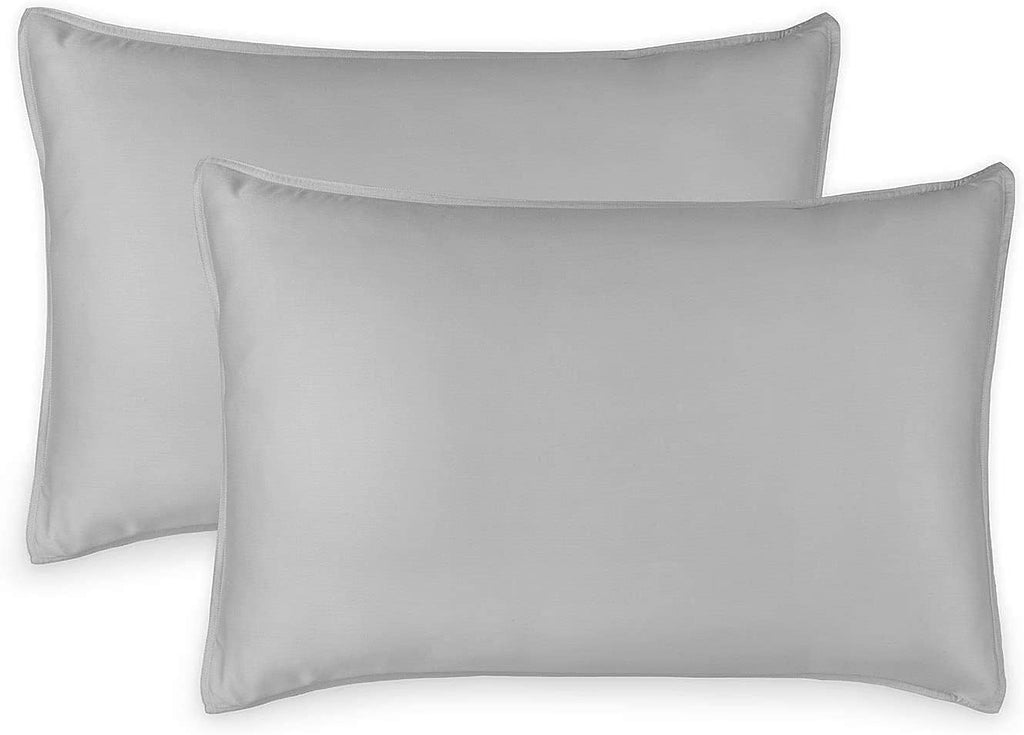 King Pillowcases by Pure Bamboo, Genuine 100% Organic Viscose Derived from Bamboo, Luxuriously Soft & Cooling, Double Stitching, Envelope…