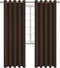 BGment Blackout Curtains for Bedroom - Grommet Thermal Insulated Room Darkening Curtains for Living Room, Set of 2 Panels (70 x 84 Inch, Br…