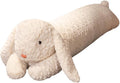 Rabbit Plush Pillow, Rabbit Stuffed Animal, Rabbit Plush Long Body Pillow for Kids Adults (White,35 inch)