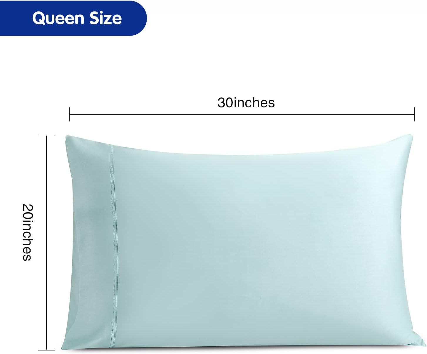 Stnomyhome 100% Eucalyptus Tencel Lyocell Cooling Pillowcase Set of 2, Moisture Wicking, Temperature Regulating, Soft &Smooth Sateen Pillow…