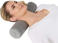 AllSettth AllSett th Firm Cervical Neck Roll Memory Foam Pillow, Bolster Pillow, Round Neck Support for Sleeping | Bolster for Bed,…