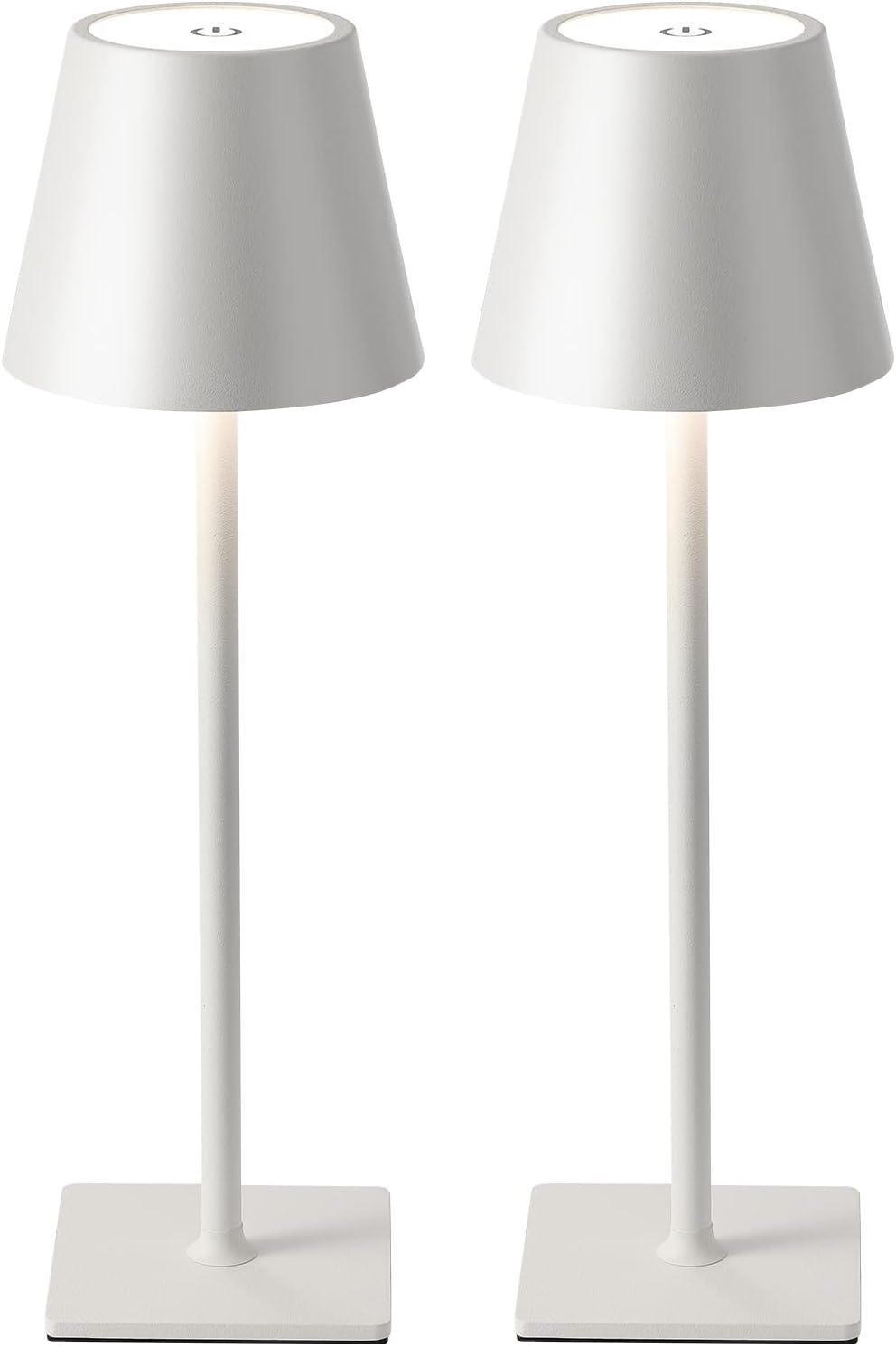 KDG 2 Pack Cordless Table Lamp, Portable LED Desk Lamp, 5000mAh Battery Operated, 3 Color Stepless Dimming Up, for…